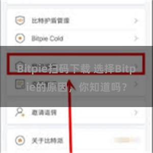 Bitpie扫码下载 选择Bitpie的原因，你知道吗？