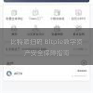 比特派扫码 Bitpie数字资产安全保障指南