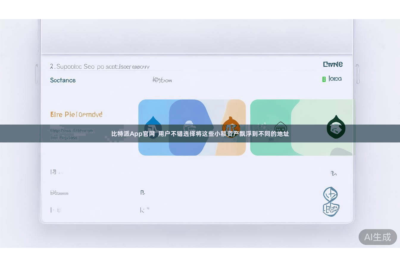 比特派App官网 用户不错选择将这些小额资产飘浮到不同的地址