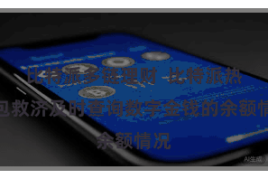 比特派多链理财  比特派热钱包救济及时查询数字金钱的余额情况