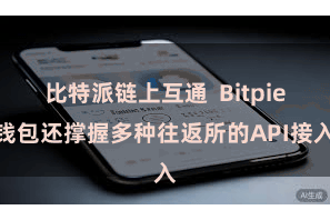 比特派链上互通 Bitpie钱包还撑握多种往返所的API接入