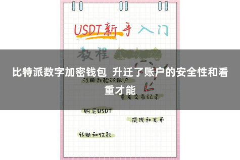 比特派数字加密钱包  升迁了账户的安全性和看重才能