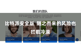 比特派安全版  随之而来的风险也拦截冷漠